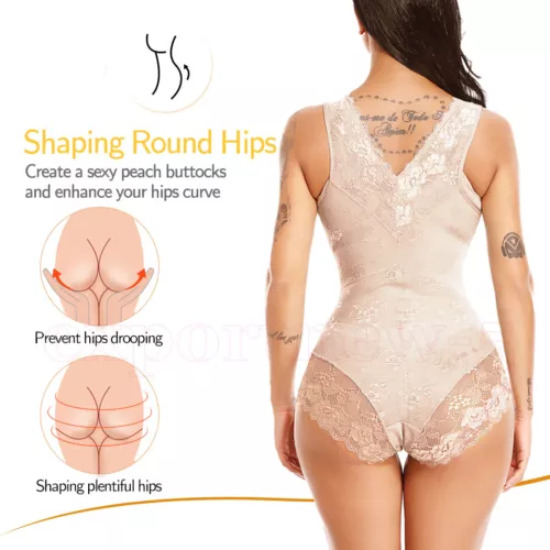 Damen Cincher Ganzkörpershaper Fajas Reductoras Colombianas Fitness Shapewear - Bild 10 von 22