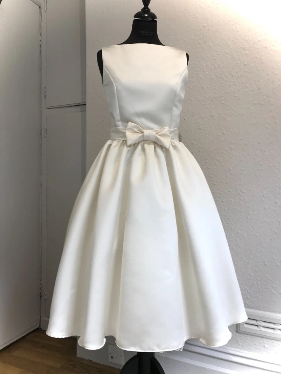 ex sample wedding dress, Retro 50's style, short wedding dress, one of a  kind! | eBay