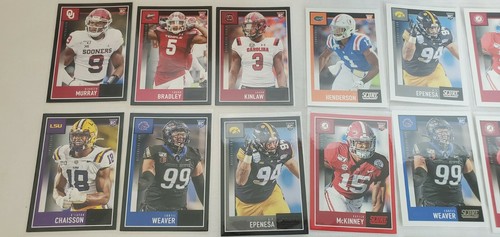 LOT 65 NFL ROOKIE CARDS Panini Playoff SCORE Prestige Donruss 2019-2020 - Picture 8 of 9