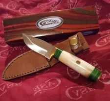 Rite Edge Hunting knife Bone Handle Mosaic Pin Free Shipping in USA