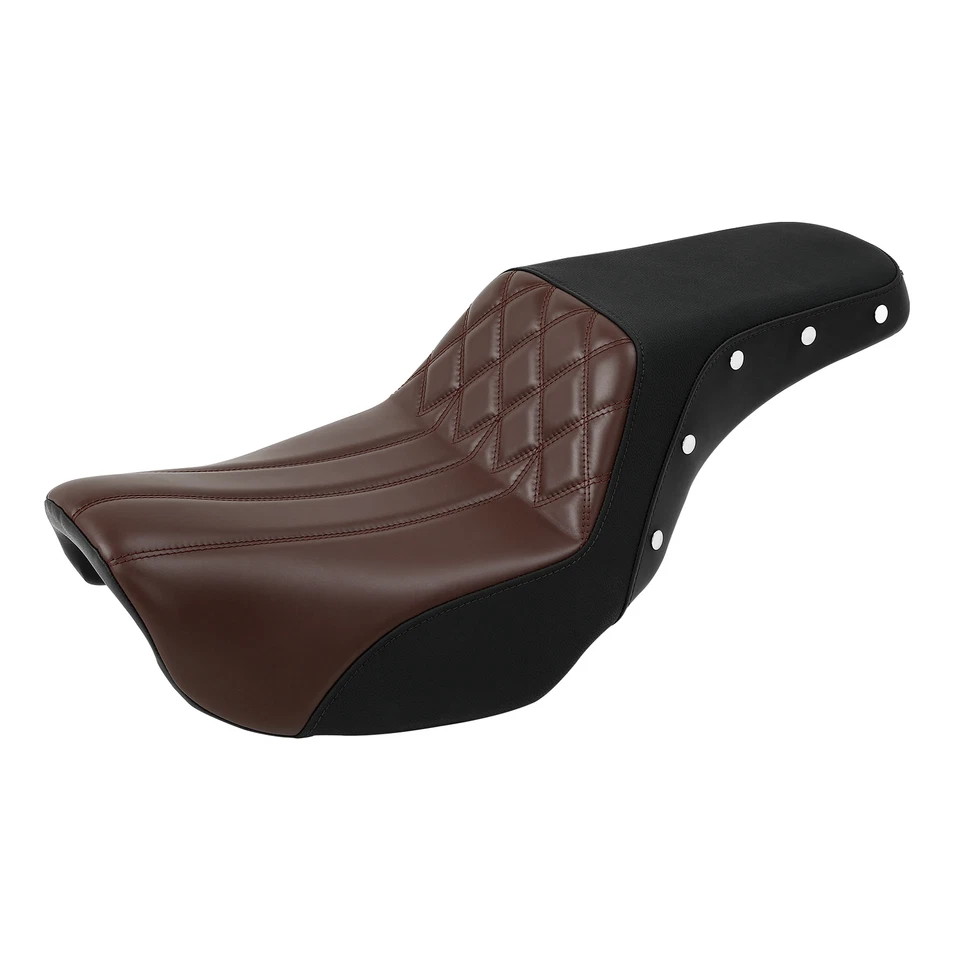 Step-Up Driver & Passenger Seat Fit For Harley Davidson Dyna FXD FLD 06-17 - Image 4 of 4