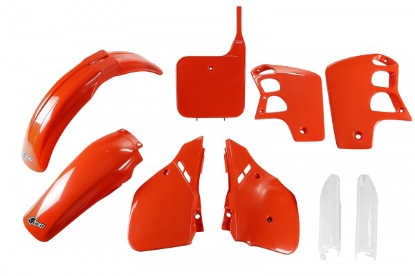 Kit Kunststoffverkleidungen Honda CR 500 1989 - 1990 Orange Ufo Plast Epoca Voll-image