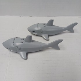 Vintage Large Lego Shark From 6243 Lot of 2 Two JAWS Pirate