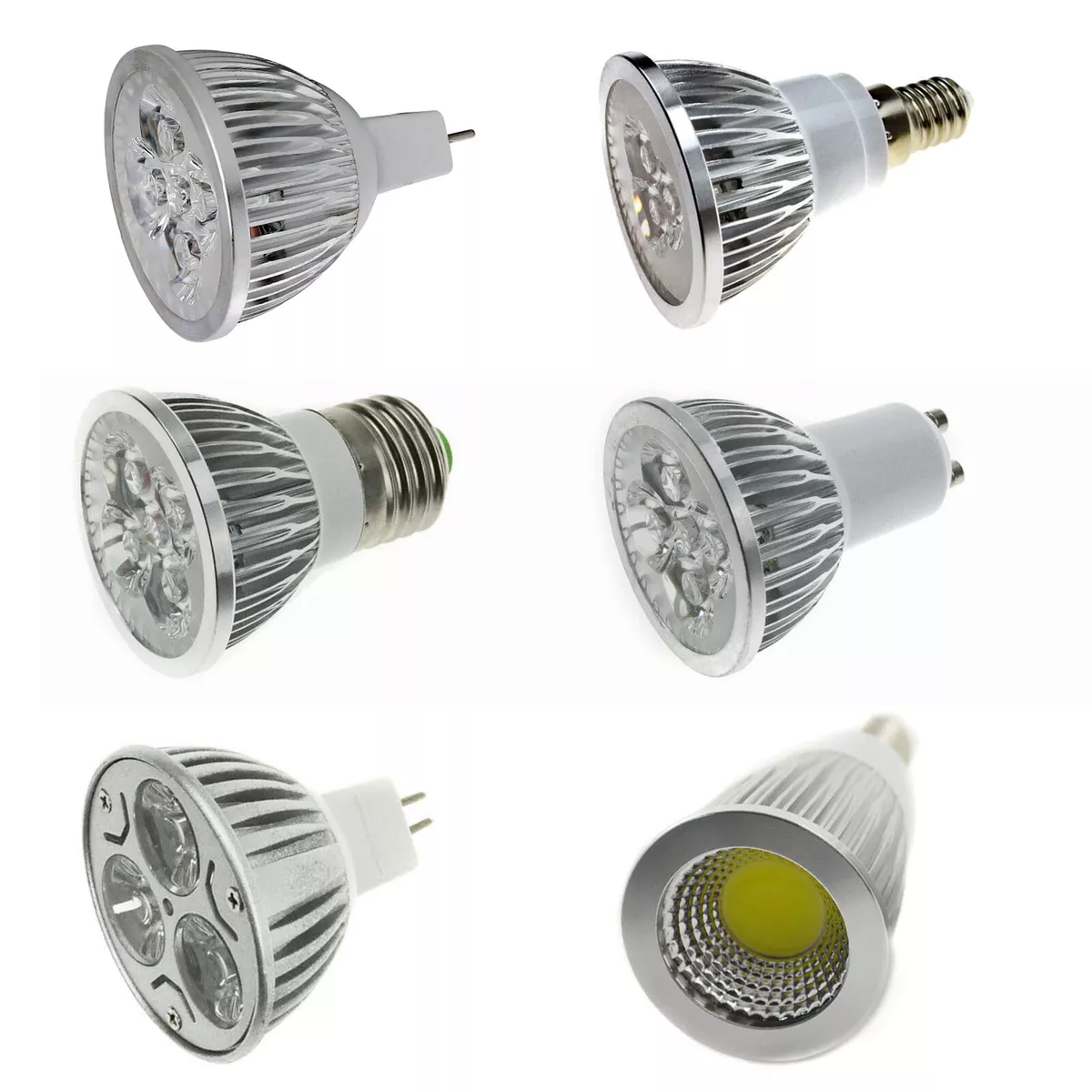 hånd span fredelig E27 E14 GU10 MR16 LED Spotlight Bulbs 3W 4W 5W 6W 9W 12W 15W SMD/COB Light  Lamp | eBay