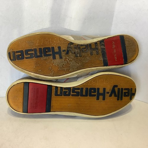 Men's HH Helly Hansen Faerder Seilasen Collab Sailing Shoes Size 12 White/Gray - Picture 8 of 11