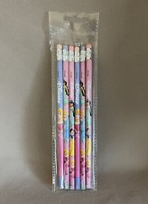 Pack Of SIX Disney Princess 2 Lead Wood Pencils For Ages 3 , New In Package 