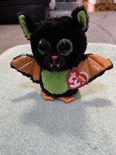 Beanie Boos Black Beastie  Halloween Bat 6 Inches High New With Tags