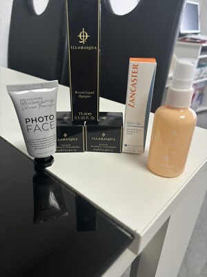 Primer Set 4tlg & Liquid Highlighter Illamasqua &Fixierungsspray gratis 