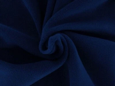 UNKNOWN By The YARD Soft Polar Fleece Solid Navy Fabric 60" Wide Plush Blankets NEW poly