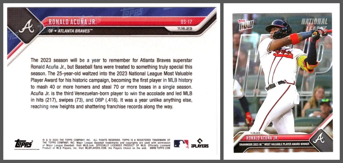 2023 Topps Now - Ronald Acuña Jr. #OS-17 - огромный выбор по
