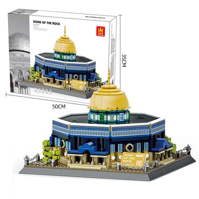 The Dome of The Rock Assemble Bricks Model Architecture Building Blocks 983 PCS