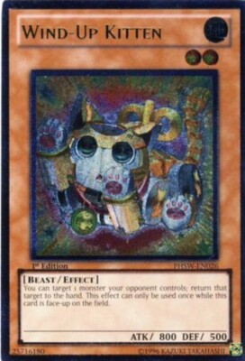 Wind-Up Kitten - PHSW-EN026 - Ultimate Rare - Unlimited Edition Lightly Played -