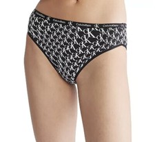 Calvin Klein 1996 Modern Bikini Cotton Stretch Black White Women's QD3988-003