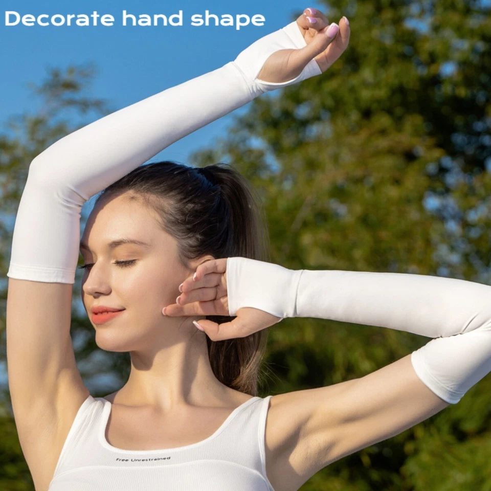 Summer UV Protection Arm Sleeve for Unisex - Arm Compression Ice Silk Slevee - Image 4 of 4