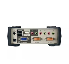 Aten CS1732B 2-Port PS/2-USB VGA/Audio KVMP Switch with OSD 2048 x 1536 @ 60Hz