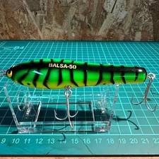 Balsa 50 Big Rush Skater Hot Tiger Fishing Lure Topwater Unused