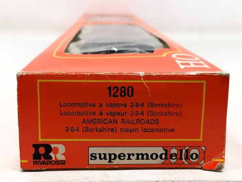 RR Rivarossi H0 1280 / Locomotiva a Vapore 2-8-4 Berkshire 759 American Railroad - Picture 20 of 23