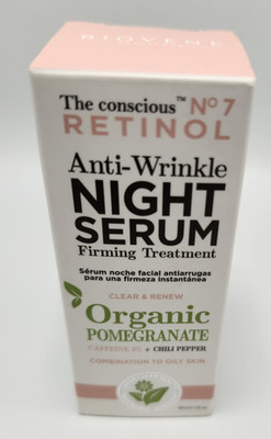 Biovene The Conscious Retinol .5% Anti-Wrinkle Night Serum 30ml Caffeine Potent