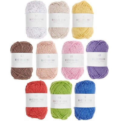 Ricorumi TWINKLY TWINKLY - Mit Glitzerfaden veredelt - für Ricorumi/Amigurumi 