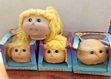 Vtg The Original DOLL BABY Head by Martha Nelson Thomas 1984 Lot Of 4