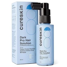 Cureskin Anti Grey Hair Serum | Reverses & Limits Hair Greying | Dark Pro Hair S