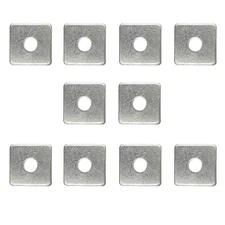 Square Strut Washer Plate Flat Washer Fit 1/2 Bolt 4.5mm Thick 10 Pack