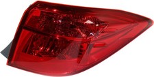 Tail Light Compatible with 2017-2019 Toyota Corolla Passenger Side, Outer CAPA