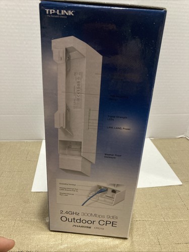 TP-LINK CPE210 Long-Range Outdoor Wireless Access Point *WORKS* - Picture 2 of 14