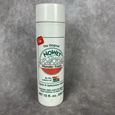 Vtg 90s The Original NoWet Wonder Foam Carpet Upholstery Cleaner 12oz New Sealed