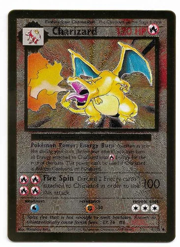 POKEMON CELEBRATIONS CHARIZARD 4/102 GOLD METAL ULTRA-PREMIUM (NEVER PLAYED)