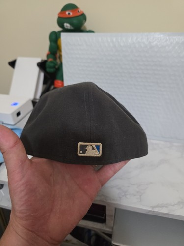 New Era 5950 Toronto Blue Jays "Game Bird" Charcoal Hat Size 7 1/2 - Picture 2 of 7