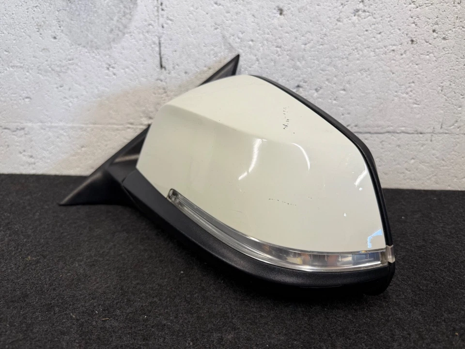 ✅ ESPEJO RETROVISOR PUERTA LADO CONDUCTOR IZQUIERDO BMW 2012-2018 F30 F31 BLANCO OEM 5 pines Foto 3 de 4
