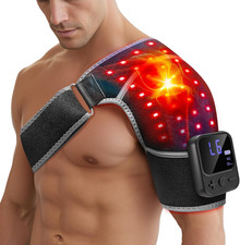 Cordless Red Light Therapy for Shoulder with Massage, 5000Mah Battery Portable R
