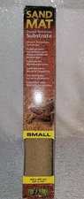 Exo-Terra Sand Mat Desert Terrarium Gravel Sand Substrate 17" x 17" New