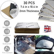 Sound Deadening 2mm Compact 30 Sheets Pack Car Van Damping Mat Soundproofing UK