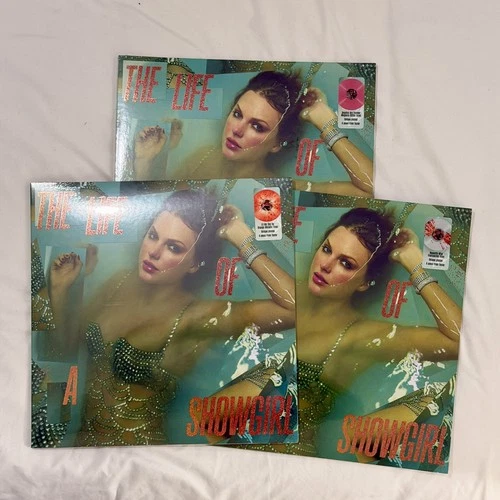 Taylor Swift THE LIFE OF A SHOWGIRL Limited Edition Holiday Collection Vinyls