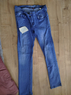  Jeans Denim blau Gr. 164 Junior gerades Bein unifarben
