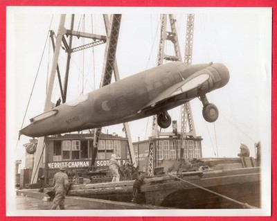 1939 RAF Lockheed Hudson N7401 Floyd Bennett Field New York 7x9 News Photo