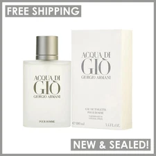 Giorgio Armani Acqua Di Gio 3.4 fl oz Men's Eau De Toilette Spray - NEW & SEALED