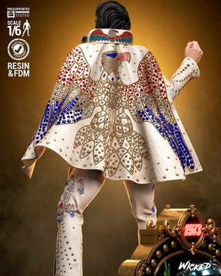 Elvis Presley - 2 Base Opt 1/6 or 1/8 Scale Statue 3D Print Kit