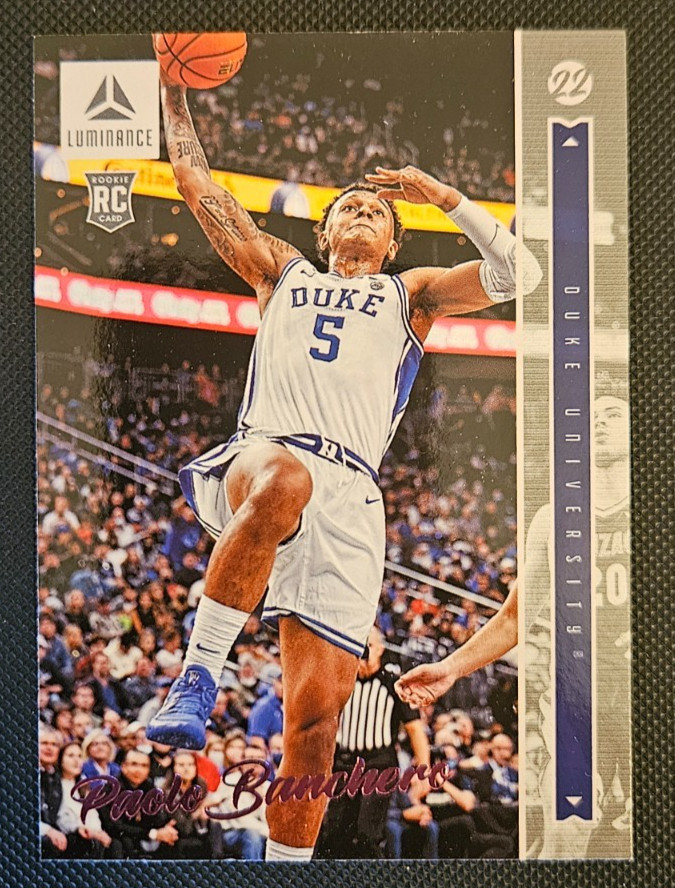 2022 Panini Chronicles Draft Picks Luminance ~ Pink #2 Paolo Banchero RC!