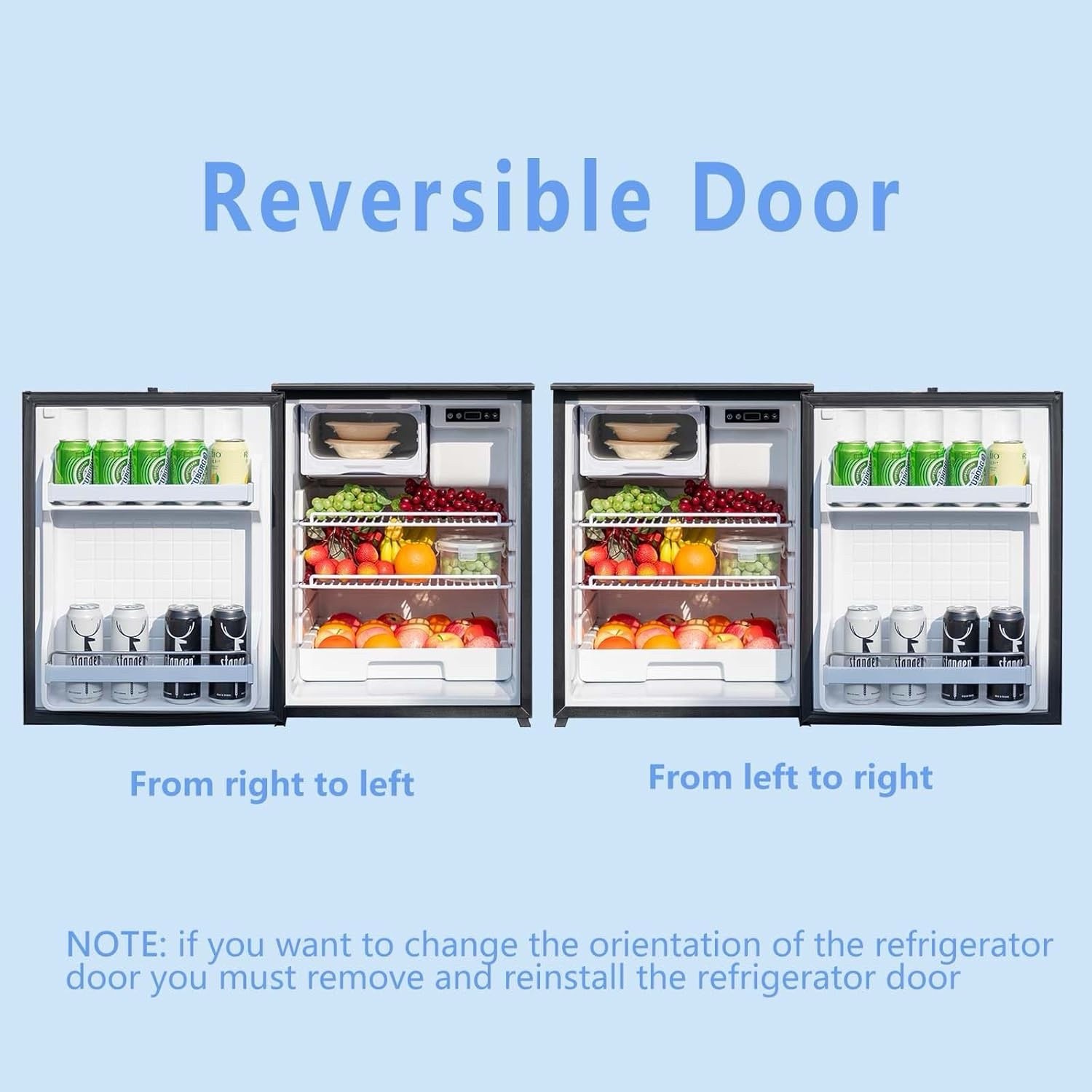 Smad 3.0 Cu.Ft. 12V RV Refrigerator with Freezer
