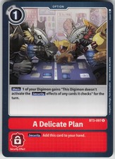 Digimon TCG A Delicate Plan Uncommon Release Special Booster 1.5 BT3-097 U