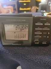 RadioShack Talking Calendar Digital Desk Clock Alarm        READ      