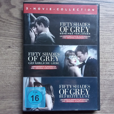 50 FIFTY SHADES OF GREY - Teil: 1 bis 3 - 3DVDs