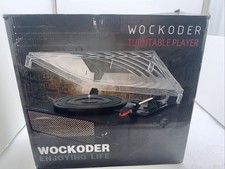 Wockoder Turntable KD-2008 Record Player for Vinyl Records 3 Speed