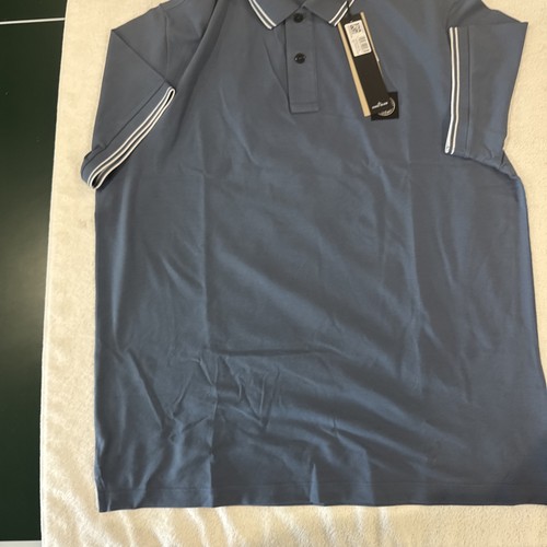 Stone Island Polo XXL Herren Kurzarm, Dusty Blue. Neu mit Etikett