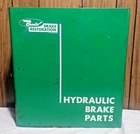 Bendix Brake Parts vintage metal cabinet 60s green parts advertising 18x20x6