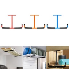 2/4PCS Overhead Garage Storage Hooks HeavyDuty Utility Ceiling Hanger Shelf Rack