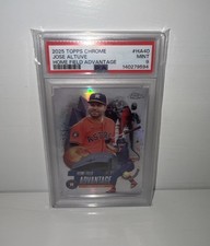2025 Topps Chrome Jose Altuve Home Field Advantage SSP PSA 9 MINT #HA-40 Astros